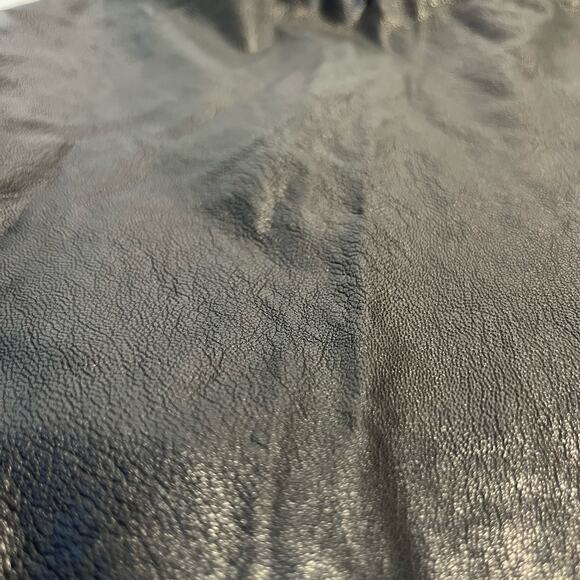 Commando Leggings Size Medium Faux Leather High Waist Raw Hem - Picture 7 of 12